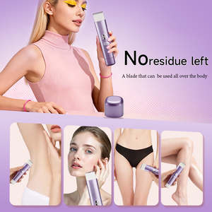 Body <b>Face</b> Legs Bikini Pubic Hair Groomer Painless Hair Remover Trimmer Rechargeable for 2-in-1 Electric Lady <b>Shaver</b> & Epilator - Product Image 3