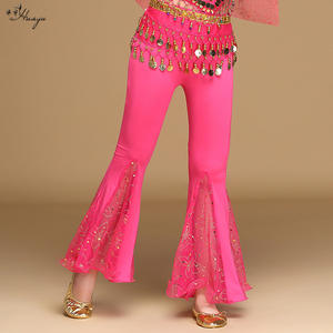 Hy819 femmes Costume de danse du ventre taille unique pantalons longs Bloomers danse du ventre pantalon Tribal inde Bollywood Oriental egypte Dancewear - Product Image 5