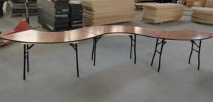6FT bằng gỗ gấp đám cưới Serpentine tiệc arsh bảng - Product Image 4