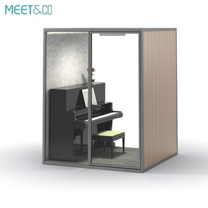 Cabina Acústica Insonorizada Móvil OEM para Grabación de Música y Teléfono, Diseño Moderno, Cabina de Oficina con Privacidad para Uso en Centros Comerciales - Product Image 6