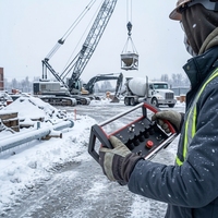 Contrôleur sans fil industriel NOMI NM005 pour équipement hydraulique de grue, IP68, de -40 à +85 degrés Celsius, testé en usine