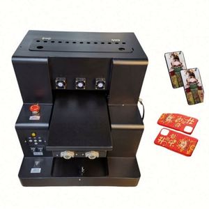 Impresora Plana UV Automática Multifuncional, Nueva, de Inyección de Tinta, A3 A4, Portátil, Compatible con Impresión de Botellas con Barniz - Product Image 2