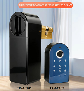 TTlock APP Phone <strong>Remote</strong> Control Keyless <strong>Lock</strong> Anti Theft Thumb Turn Motorised TK-AC101 U009 Smart <strong>Auto</strong> Cylinder Door <strong>Lock</strong> - Product Image 1