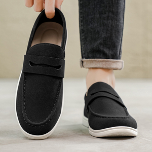 <span class=keywords><strong>Chaussures</strong></span> de ville respirantes pour hommes, confortables pour le travail et le bureau, légères, type mocassins - Product Image 4