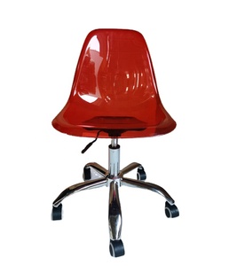 <span class=keywords><strong>Silla</strong></span> de <span class=keywords><strong>escritorio</strong></span> moderna giratoria de plástico <span class=keywords><strong>transparente</strong></span> para oficina, <span class=keywords><strong>silla</strong></span> para ordenador - Product Image 1