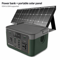 Generator Surya Portabel untuk Camper Motorhome RV Camping, Power Station LiFePO4 3000W 3kw 2400W 110V 220V, Baterai Penyimpan Energi