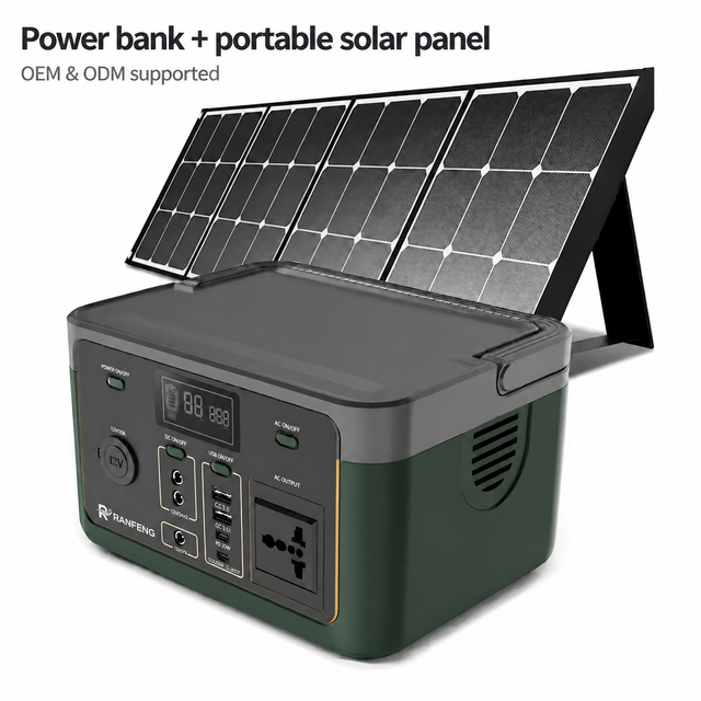 Camper Motorhome RV Camping Portable Solar Generator LiFePO4 Power Station 3000W 3kw 2400W 110V 220V Energy Storage Battery