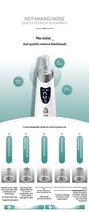Waterproof ABS Electric Blackhead Remover Nose Pore <b>Cleaner</b> Acne Small <b>Bubble</b> Facial Cleansing Device - Product Image 6