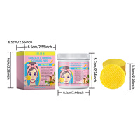EELHOE 40 tampons nettoyants naturels au curcuma et à l'acide kojique, contrôle profond du sébum et élimination des taches brunes, outils de maquillage, nettoyant
