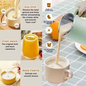 Máquina para Hacer Leche de Nueces Automática 8 en 1 de 800 ml, Máquina para Hacer Leche de Soya con 10 Cuchillas para Leche de Almendras, Avena y Coco Casera - Product Image 4