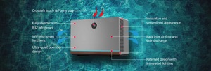 Pompe à chaleur électrique pour <span class=keywords><strong>piscine</strong></span> WiFi intelligente avec application, 7kW~25kW, compresseur Mitsubishi, haute efficacité, R32 - Product Image 2