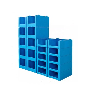 Front Opening Warehouse Picking Plastic Stackable Correx Storage Box Bin