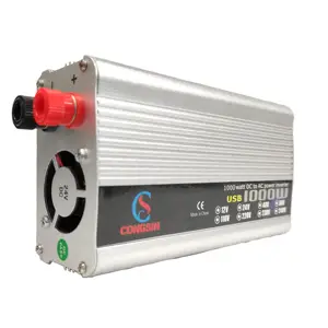 Dc 24V Auto Omvormer 1000W Ac 220V Voltage Converter Voor Huishoudapparatuur