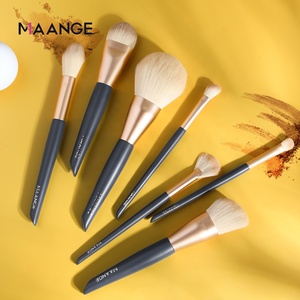 MAANGE-brocha <span class=keywords><strong>de</strong></span> maquillaje con logotipo personalizado, conjunto <span class=keywords><strong>de</strong></span> brochas cosméticas <span class=keywords><strong>de</strong></span> nailon vegana, bajo pedido mínimo, 14 Uds. - Product Image 5
