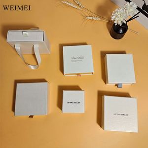 Boîtes à bijoux en carton avec logo personnalisé avec tiroir coulissant Emballage élégant et pratique avec insert Prix d'usine - Product Image 3