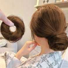 3 Piece Light-Brown Raised Hair Styling Accessories Giblets Band with X-Wear Design - Product Image 1