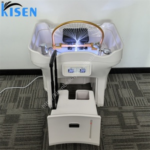 KISEN Lavacabezas Portátil Desmontable para Spa Capilar, Lavabo de Peluquería con Asa y Tanque - Product Image 4