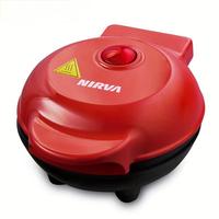 NIRVA Nouveau Design Donut Maker Rouge Revêtement Antiadhésif 450w Électrique Maison Cuisine Gaufrier