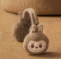 POPMART série chaude LABUBUBUBU cache-oreilles en peluche chaud mode cadeaux décoratifs Surprise
