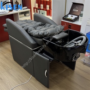Sillones de Barbería Kisen, Sofá de Salón, Mesa de Lavado Multifuncional, Color Personalizado, Voltaje, Logotipo, Venta al Por Mayor de Fábrica - Product Image 4