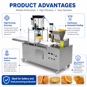 Máquina Automática para Formar Bases de Pizza en Forma de Barco para Pide y Masa de Panadería - Product Image 2