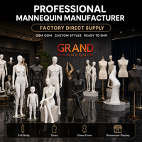 Mannequins de présentation en fibre de verre blanc mat pour buste, pieds et hanches, pour soutiens-gorge, sous-vêtements et chaussettes
