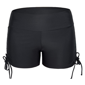 <strong>Women</strong> <strong>Swim</strong> <strong>Shorts</strong> High Waist Sides Drawstring Stretch Sports Bathing Suit Bikini Bottoms - Product Image 4