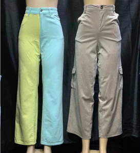 积压服装女士紧身牛仔棉弹力牛仔裤中国库存批量女裤时尚女士牛仔裤 - Product Image 4