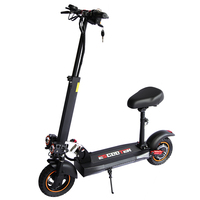 El Mejor Scooter Eléctrico de Diseño Chino L10Pro, Nuevo Scooter Eléctrico de 48V 800W con Motor Trasero y Neumáticos Anchos