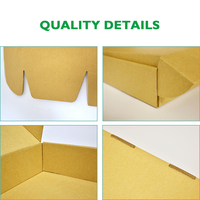 Emballage en carton ondulé personnalisé de luxe, boîtes d'expédition en papier rigide avec feuille d'or, insert en papier artistique, laminage mat