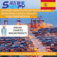 Services logistiques pour cosmétiques et produits sensibles, agent d'expédition LCL FCL de Chine vers l'Espagne, transitaire maritime