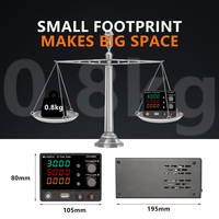 Catu Daya DC Input 220V Variabel 30V 5A Dapat Diatur Model Bench Lab ETOMMENS-305MS Layar LED 4-Digit 18W USB Fast