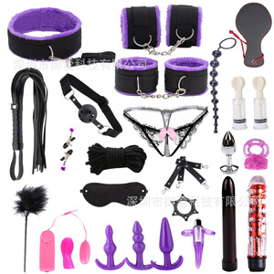 Delove BDSM 26 pz Set Bondage schiavo giocattoli sessuali coppie Gay accessori erotici <span class=keywords><strong>Sexy</strong></span> manette colletto per adulti giochi Fetish per donna - Product Image 4