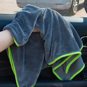 Toalla de coche de microfibra de 600gsm y 800gsm de alta calidad, toalla de lavado de coches gruesa de terciopelo Coral - Product Image 1