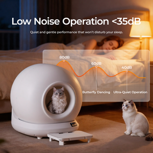 Caja de Arena Inteligente para Gatos, con Control por Aplicación, para Espacios Grandes, Fácil de Limpiar, Autolimpiable, para Tiendas de Mascotas - Product Image 3