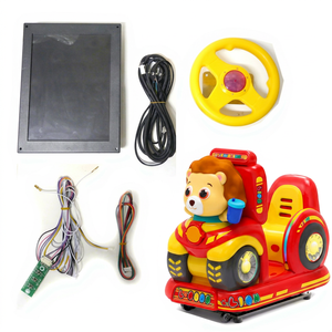 Shuangqu Children's <b>Amusement</b> Facility Controller Steering Wheel MP5 Arcade Kit English 2 Players Push Coin Game <b>Machine</b> - Product Image 1