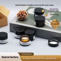 Nouvel ensemble d'échantillons de bougies parfumées miniatures pour aromathérapie, bougies cylindriques en cire de soja faites à la main, sans fumée, haut de gamme, pour la maison