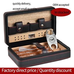 Étui à cigares de luxe dupont stingray, <span class=keywords><strong>peter</strong></span> james, étui de voyage en cuir véritable, personnalisé, à cigares - Product Image 4