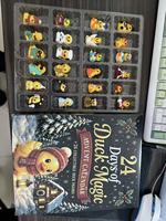 Calendrier de l'Avent 24 Jours de Magie Canard : Boîte Mystère avec Figurines de Canards 3D à Collectionner, Jouet Surprise, Cadeau de Noël pour les Amateurs de Canards