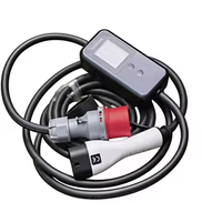 Nouveau chargeur EV AC 3,5 kW Type 2 16A portable, application Tuya, câble de 5 m, IP66, différentes prises, chargeur domestique EVSE pour véhicule électrique