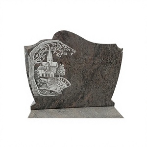 Monument funéraire courbe française, fournisseur professionnel de pierres tombales en Chine, à vendre - Product Image 6