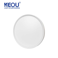 KEOU Offre Spéciale 3CCT plastique monté en surface IP42 32W plafonnier moderne pour bureau