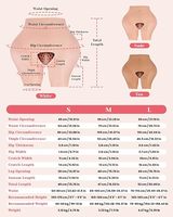 Pantalones de silicona para aumento de glúteos y caderas, bragas de silicona artificial para agrandar los glúteos con entrepierna abierta