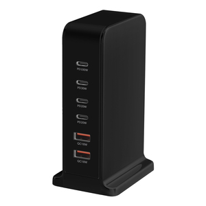 <span class=keywords><strong>Chargeur</strong></span> USB-C multi-ports <span class=keywords><strong>200W</strong></span> Station de charge de bureau 6 en 1 pour iPhone pour Samsung pour <span class=keywords><strong>Xiaomi</strong></span> et autres téléphones mobiles et - Product Image 5
