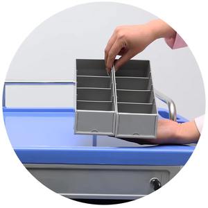 Carrito de Medicina Eléctrico de Doble Cara YAMAI, el Más Vendido, con Cajones Divisibles para Instrumentos Quirúrgicos Veterinarios - Product Image 3