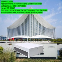 Générateur de puissance réactive statique SVG, utilisé pour la stabilisation du réseau électrique, dispositif de compensation de puissance réactive dynamique 50/60Hz IP20