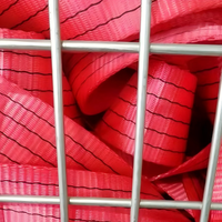 Rouge dispersé pour ceinture de levage de 5 tonnes, excellente résistance de la couleur