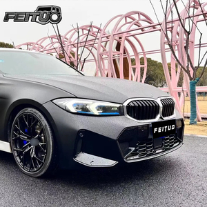 Kit carrosserie FEITUO pour <span class=keywords><strong>BMW</strong></span> Série 3 F30/F35, style <span class=keywords><strong>M</strong></span>-Tech G20 modifié, pare-chocs avant, calandre, capot, phare, garde-boue - Product Image 4