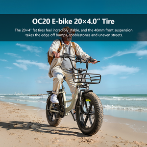 Vélo électrique Pedelec à cadre bas 20 pouces 4.0 fat tire, entrepôt UE livraison 2-7 jours certifié EN15194 vente en gros - Product Image 4