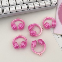 Cuentas Acrílicas para Auriculares con Forma de Caramelo y Orificio para Colgar, Decoración para Cable de Auriculares, Accesorio para Manualidades